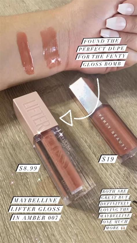 fenty perfume dupe zara|best fenty lip gloss dupe.